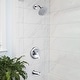 preview thumbnail 10 of 30, WOWOW Single Handle 5-Spray Round Shower Faucet with Tub Spout