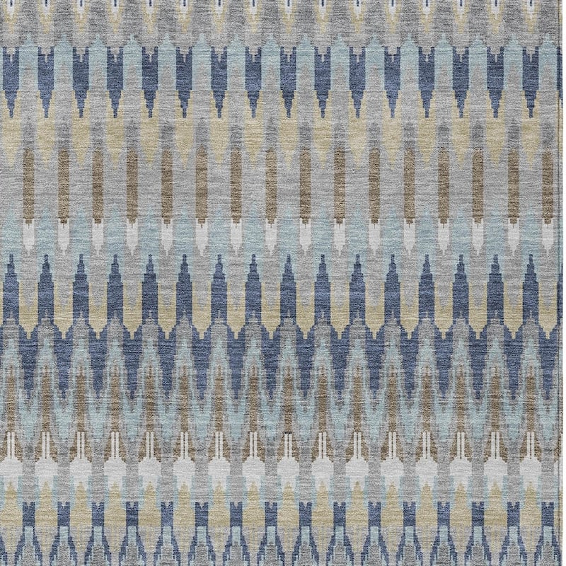 HomeRoots Southwestern Transitional Rectangle Outdoor Rug