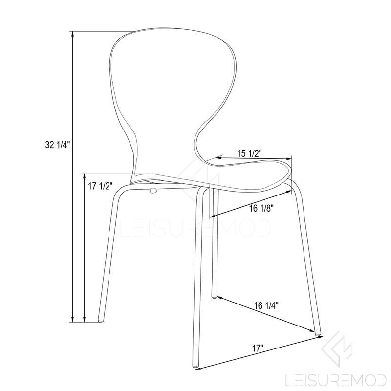 Stackable Plastic Dining Chair with Chrome Legs Set of 4 Transparent Accent Side Chair for Indoor and Outdoor - Clear