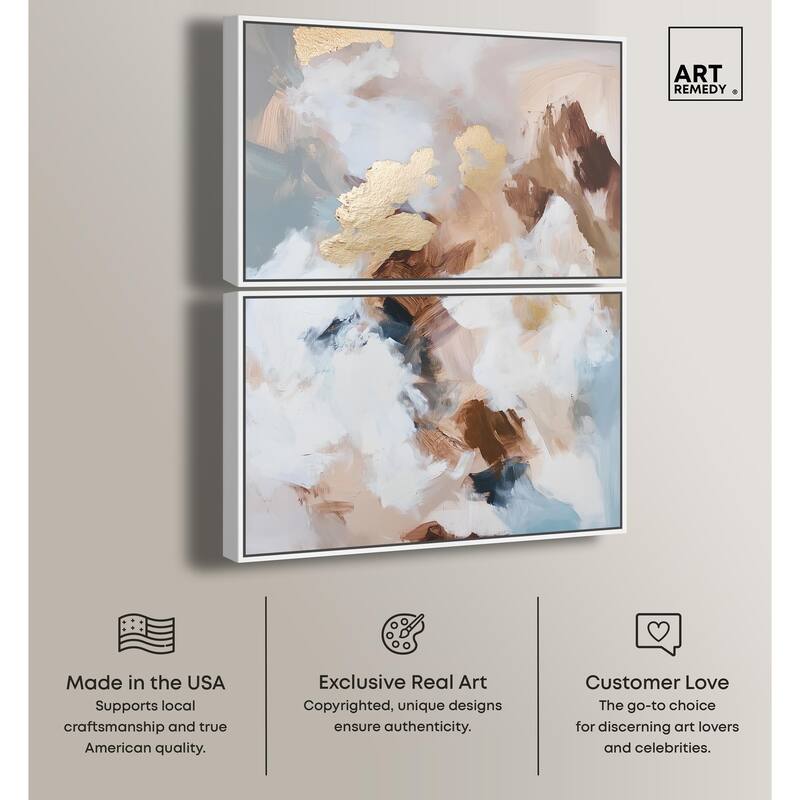 Earth's Palette II Canvas Set of 2 by Art Remedy
