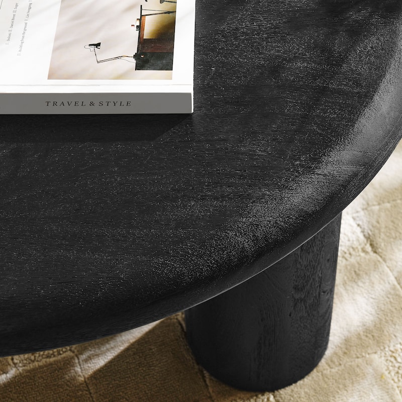 Mavina Round Mango Wood Coffee Table