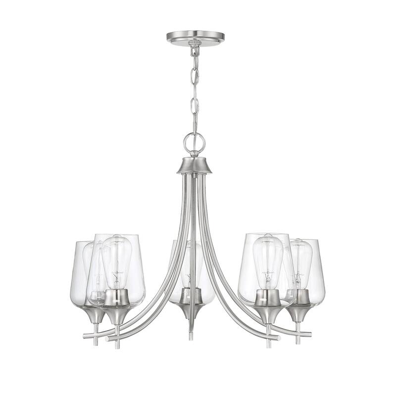 Savoy House Octave Chandelier - Satin Nickel