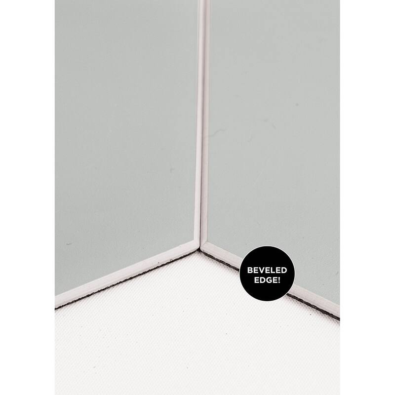 Hexagon Grey Peel and Stick Luxury Wall Tiles