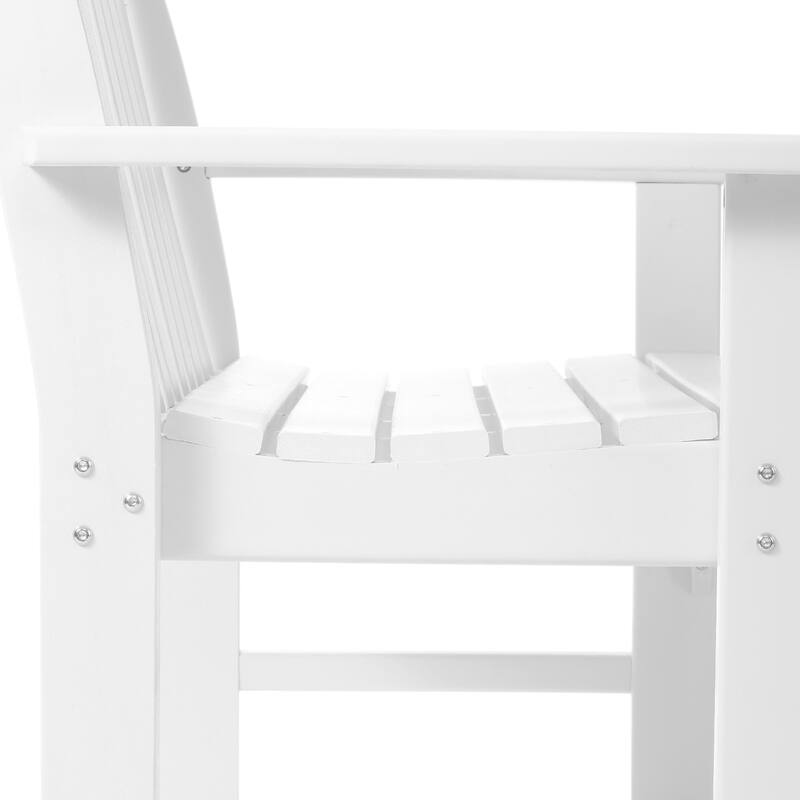 Laguna Outdoor Patio 5-Piece Porch Bench & Rocking Chair Conversation Set