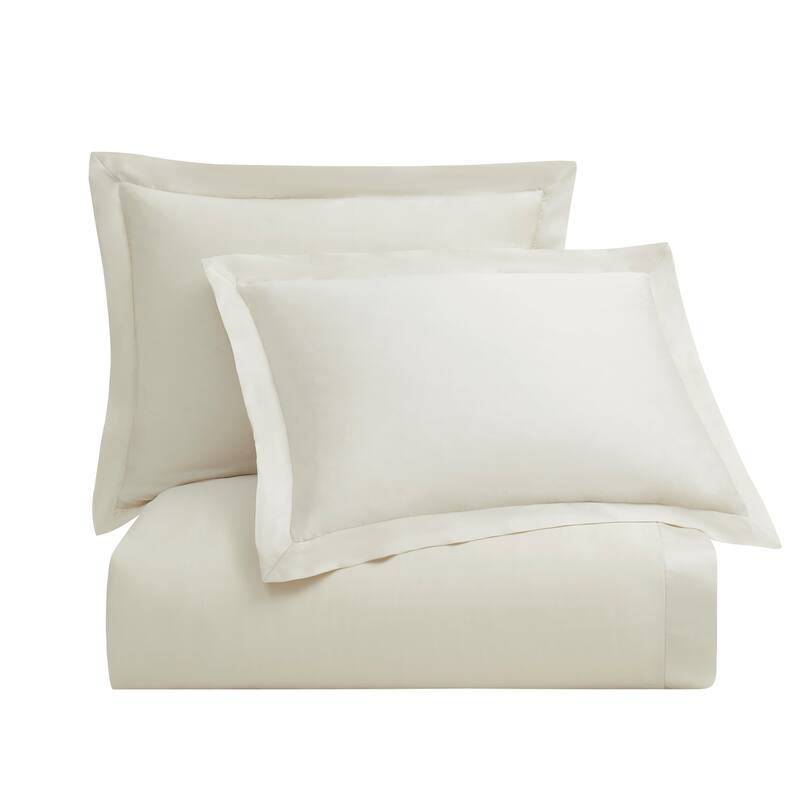 HiEnd Accents Premium 100% Lyocell Silky Soft Modern Contemporary 3 Piece Duvet Cover Set