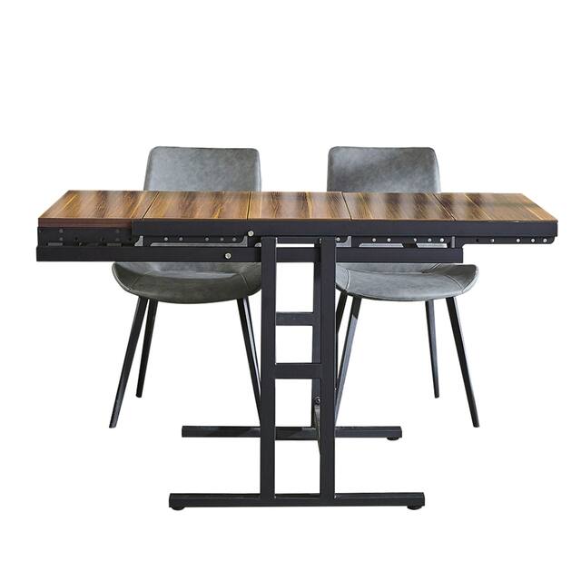 Solid wood dining table