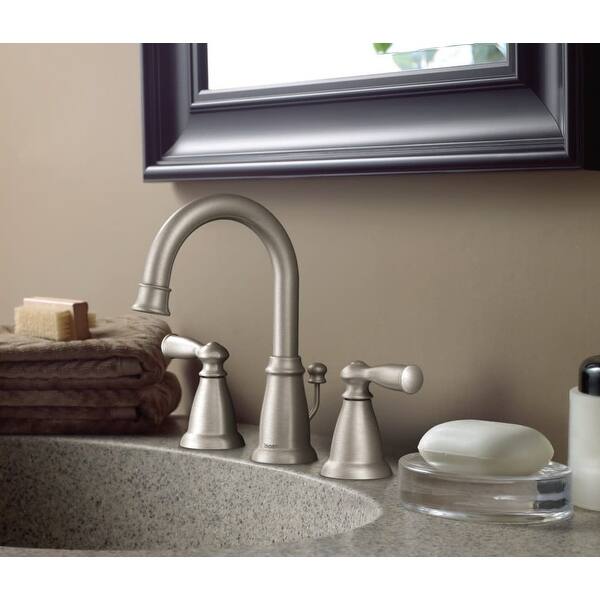 Moen Ws84924 Banbury 1 2 Gpm Widespread Bathroom Faucet With Moen Ws84924 Banbury 1 2 Gpm
