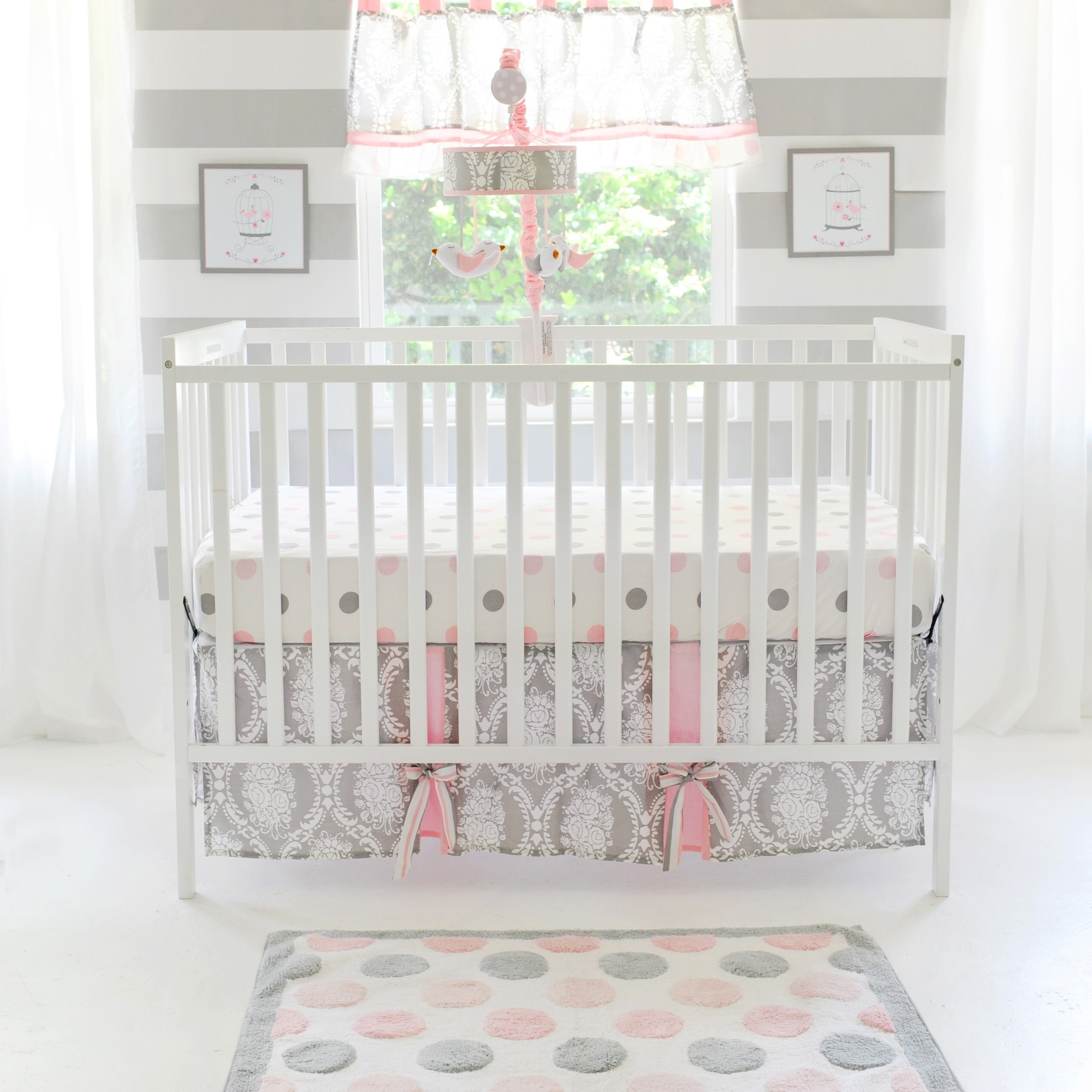 rose crib set