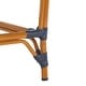 preview thumbnail 64 of 68, SAFAVIEH California Outdoor Bistro 26-inch Counter Stool with Arms - 23" W x 26" D x 43" H