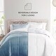 preview thumbnail 4 of 5, Becky Cameron Ocean Waves Pattern Reversible Comforter Set