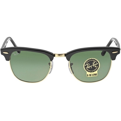 Ray-Ban RB3016 49mm Clubmaster Sunglasses (Black Frame/G-15 Lens)
