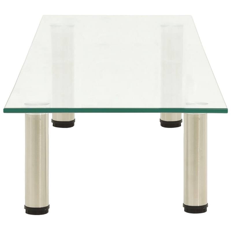 vidaXL TV Stand Entertainment Center HiFi Media Unit Furniture Tempered Glass