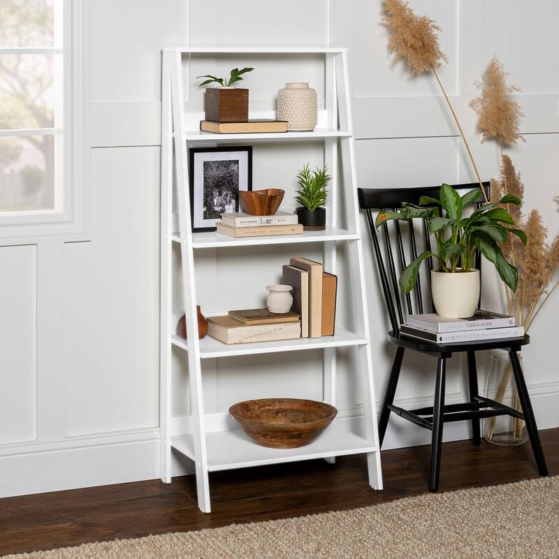 Middlebrook Meadowlark Solid Wood 55-inch Ladder Bookshelf