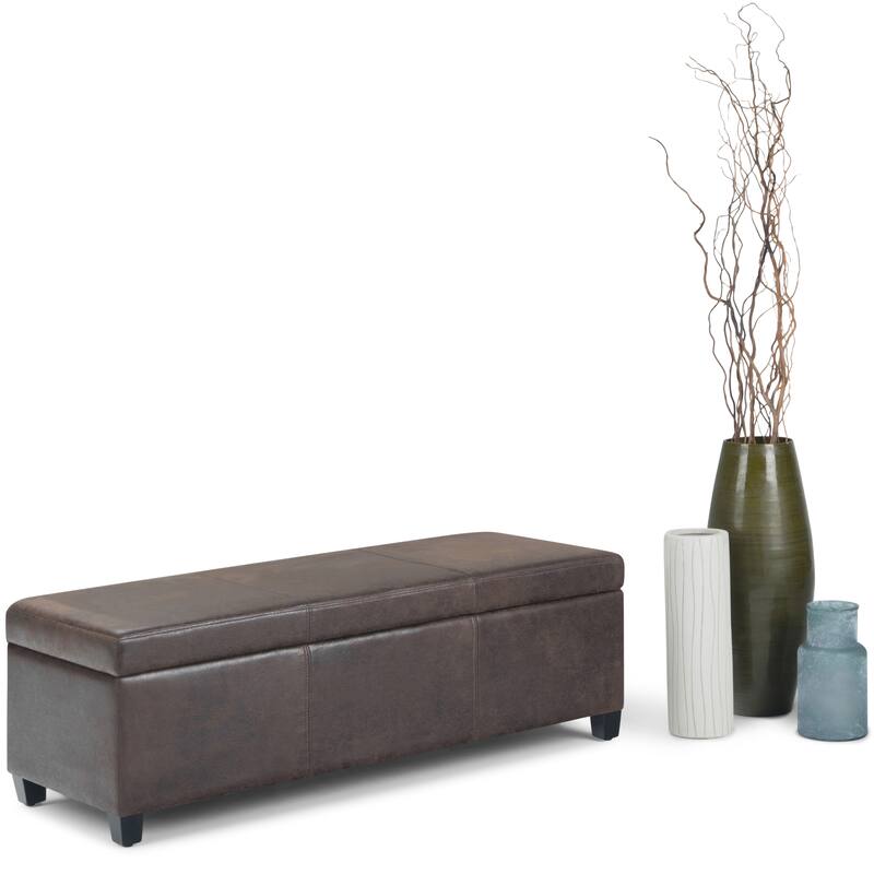 Modern Storage Ottoman Bench for Living Room