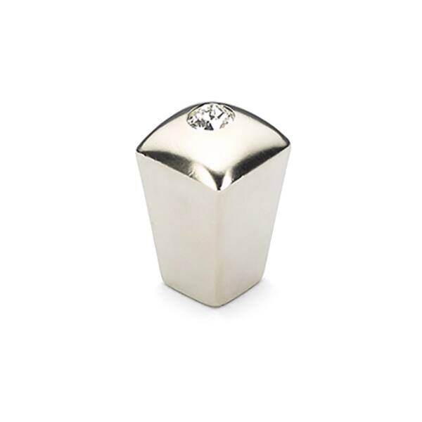 slide 2 of 7, Schaub and Company Skyevale 1/2" Designer Luxury Mini Cabinet Knob / Satin Nickel