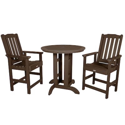 Lehigh 3-piece Counter Height Outdoor Dining Set - 36" Round Table