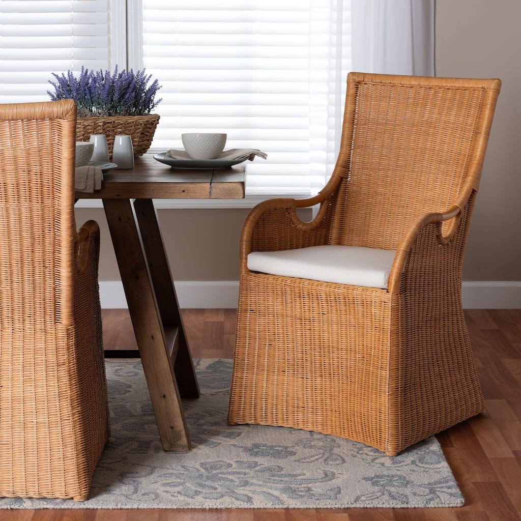 Amsterdam Bohemian Light Honey Rattan Dining Chair