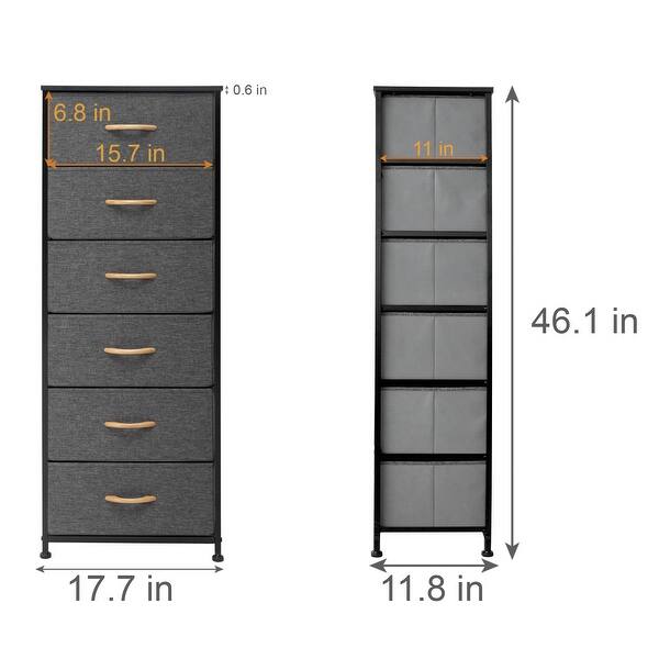 Crestlive Products Vertical Dresser Storage Tower With Wood Top On Sale Overstock 31617727