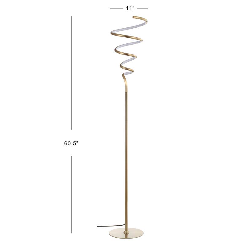 Sketch Modern Dimmable Metal Integrated LED Floor Lamp, by JONATHAN Y
