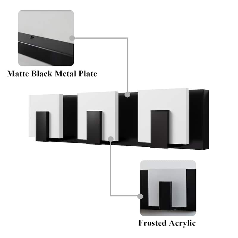 ExBrite Modern Style 3-Light LED-Integrated Bathroom Vanity Light