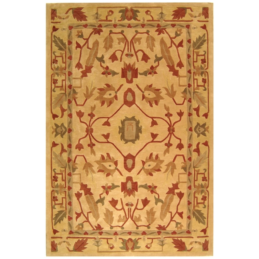 SAFAVIEH Handmade Rodeo Drive Calliope Mid-Century Modern Abstract Wool Rug