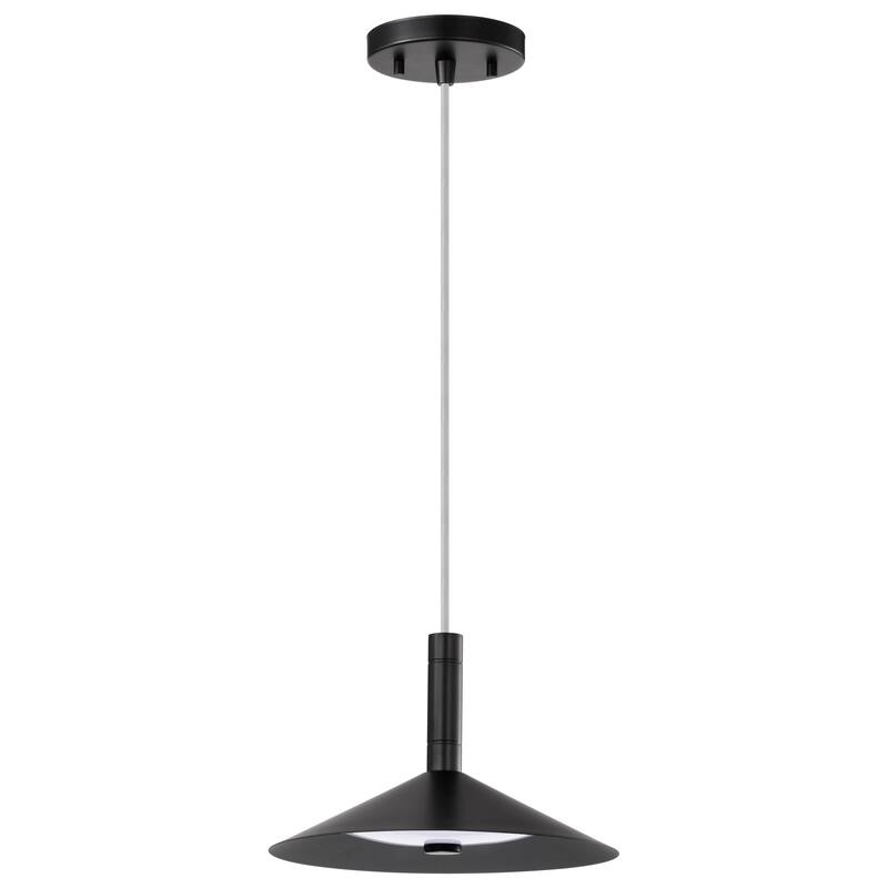 Corrine 10 Inch LED Pendant Matte Black 3K/4K/5K CCT Selectable - Matte Black - Matte Black