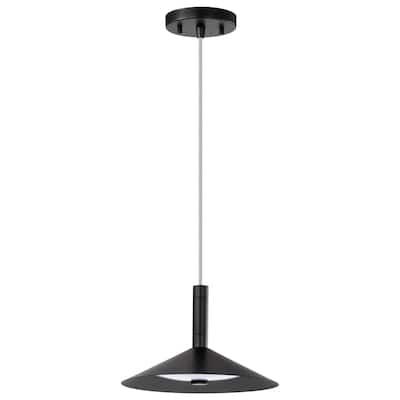 Corrine 10 Inch LED Pendant Matte Black 3K/4K/5K CCT Selectable - Matte Black
