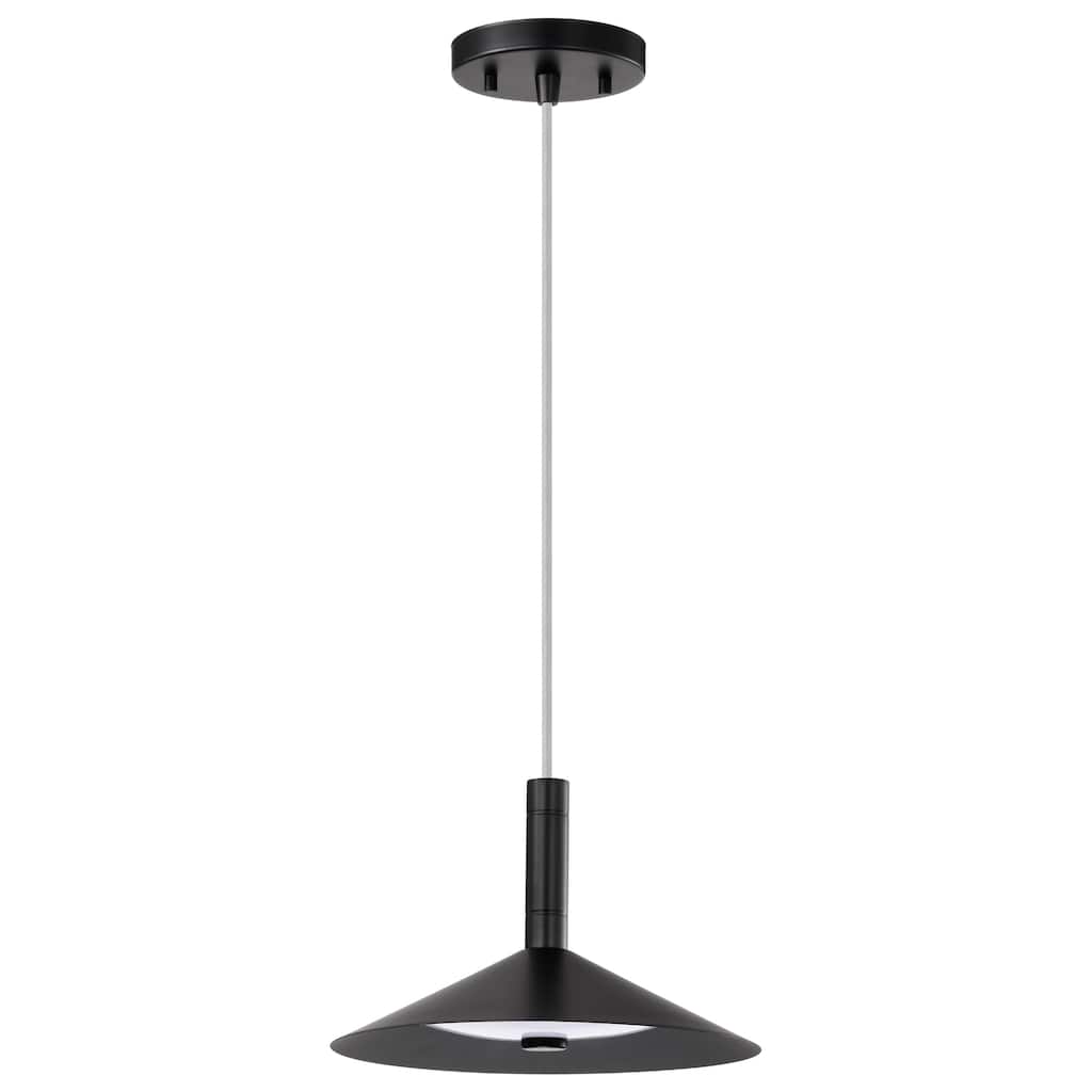 Corrine 10 Inch LED Pendant Matte Black 3K/4K/5K CCT Selectable - Matte Black