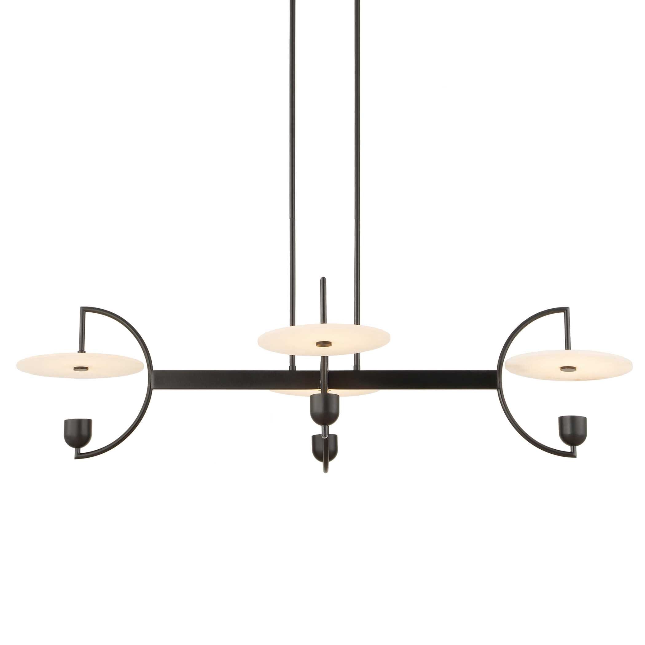 Uttermost Kyoto Linear LED Chandelier (4 light) - 48.25"W x 29.75"D x 12"H