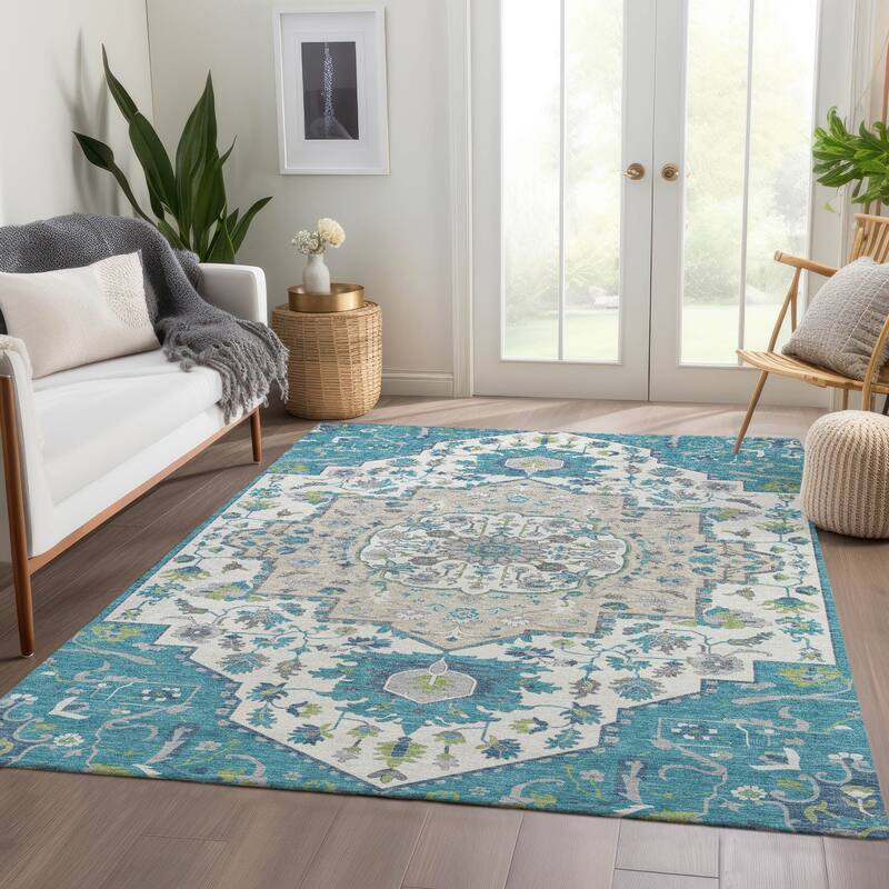 Premium Washable Super Soft Traditional Boho Mayfield Rug