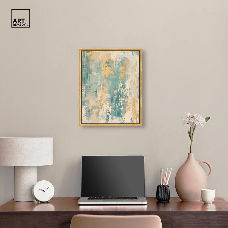 Minted Ivory II Canvas by Art Remedy