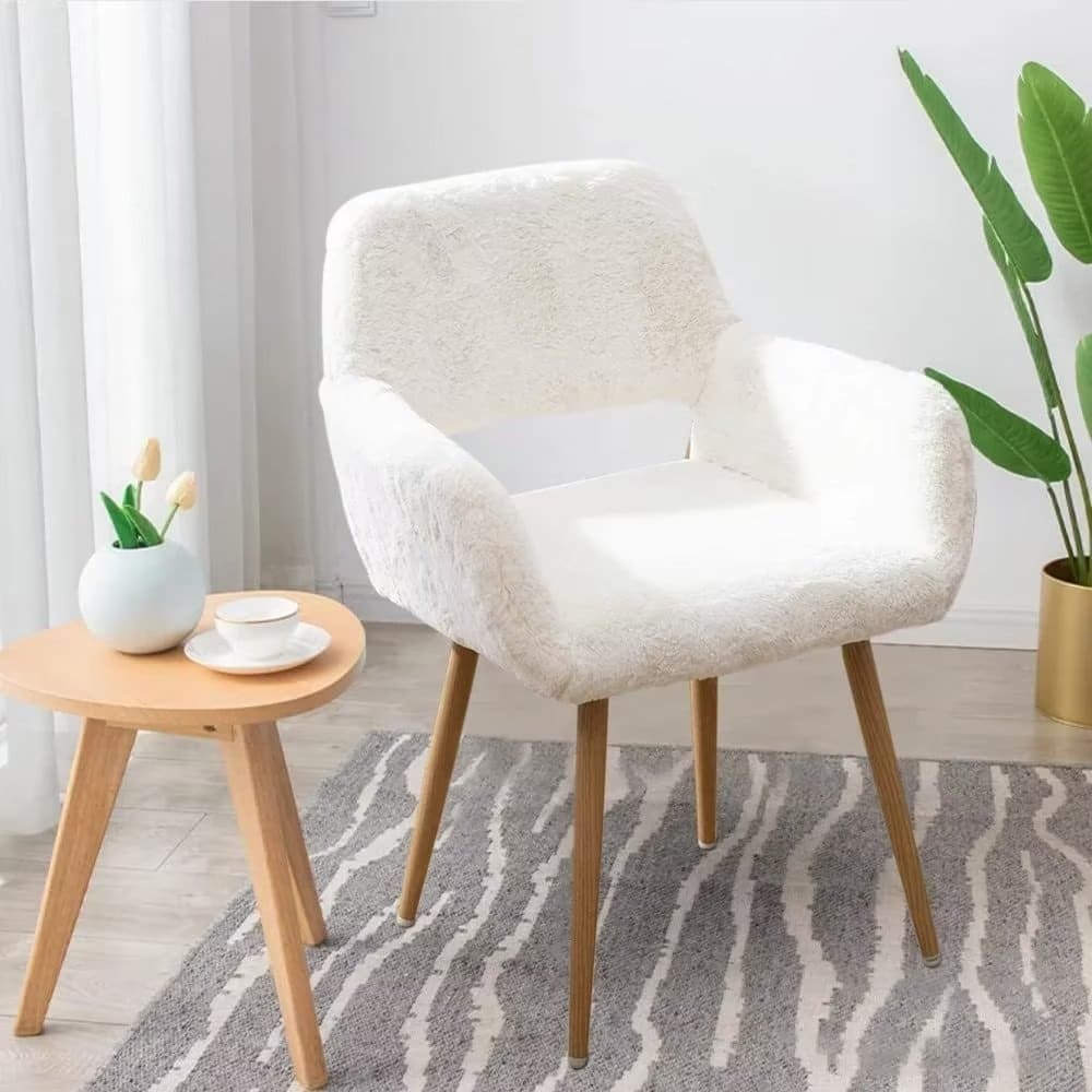 Vanity sales fur chair