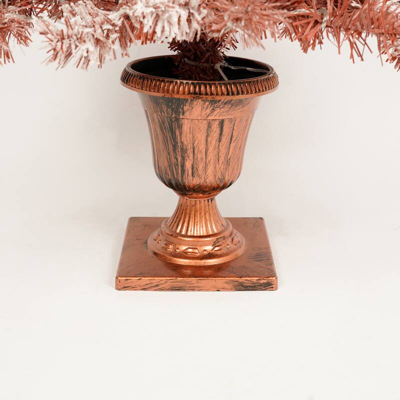 4-Pieces Set Artificial Christmas tree - Brown