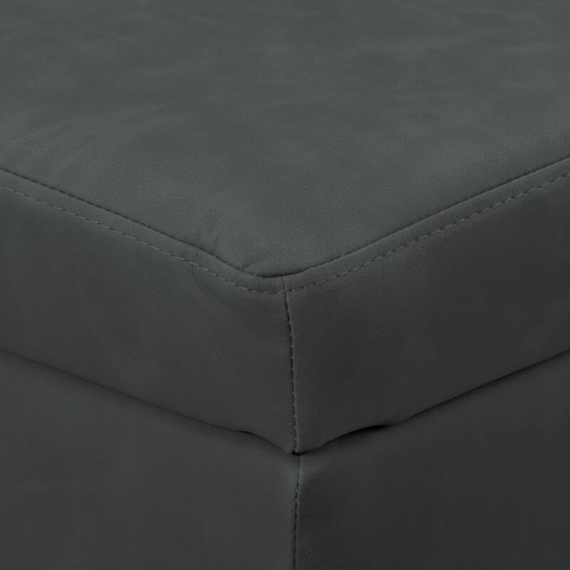 Linden Square Storage Ottoman