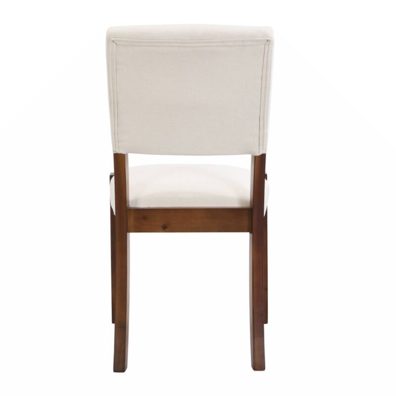 4-Piece Modern Dining Furniture Set, 46" Faux Marble Style Table and 2 Upholstered Chairs & Bench with Wood Legs