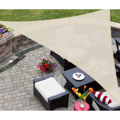 Sun Shade Sails Canopy 185GSM Shade Sail 95% UV Block for Patio Garden Outdoor Facility and Activities