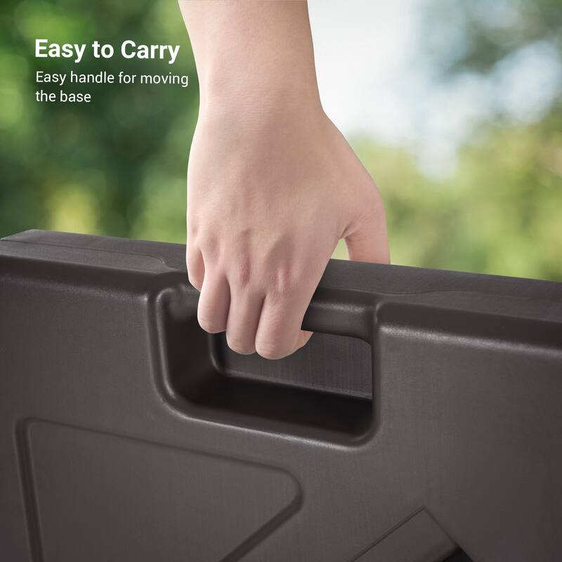 BONOSUKI 320LBs Heavy Duty Cantilever Patio Umbrella Base