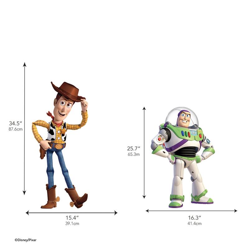 RoomMates Disney Buzz Lightyear and Woody Wall Decals