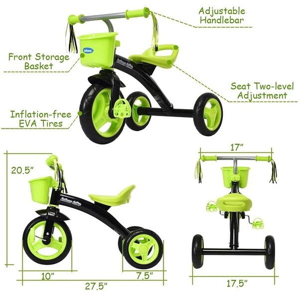 tricycle with adjustable seat
