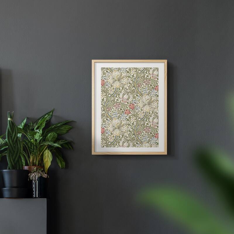 Vintage Floral Print CCCV -Framed Print