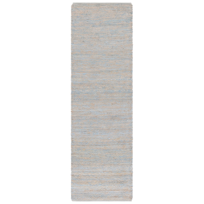 SAFAVIEH Handmade Montauk Euridice Cotton Rug - 2'3" x 8' Runner - Blue