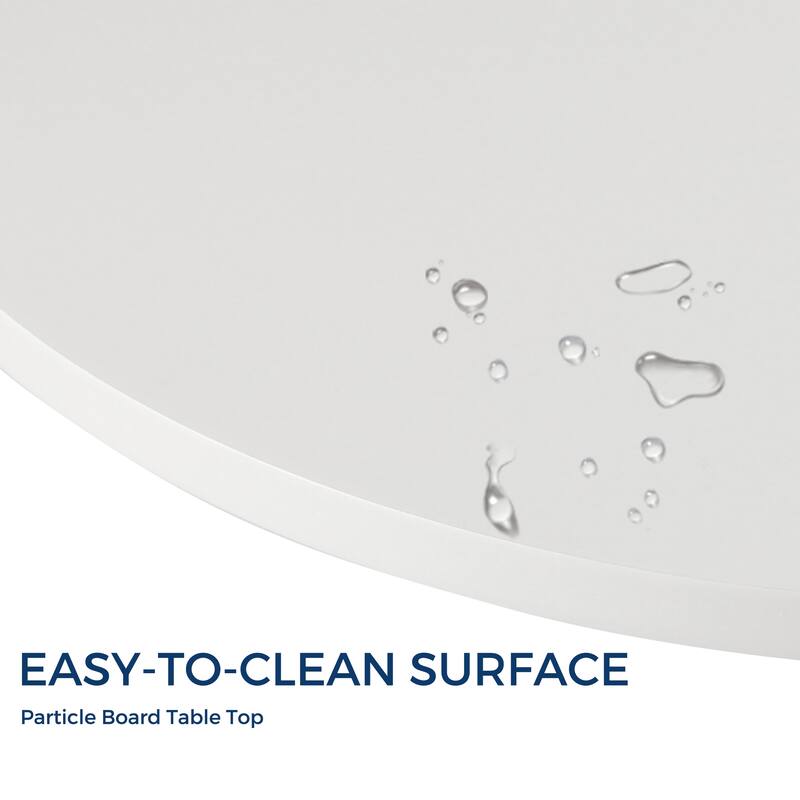 360 Swivel Round Pub Table Height Adjustable Bar Table 27.5-35.6 inches