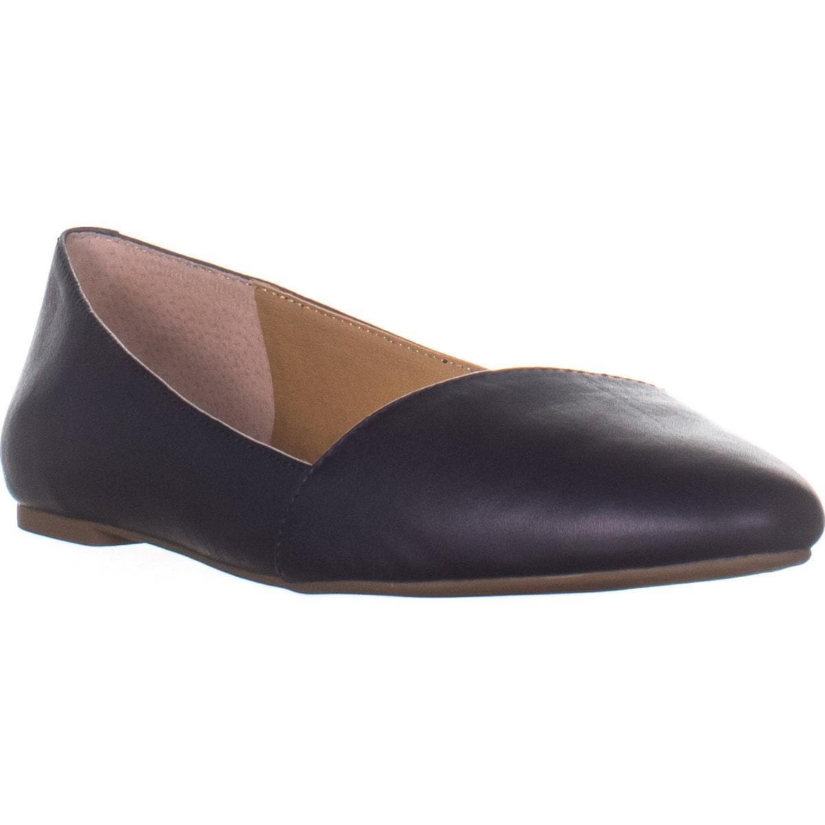 lucky brand archh flats black leather