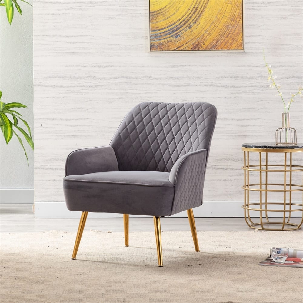 Moda Furnishings Deangelo Mid-century Accent Chair
