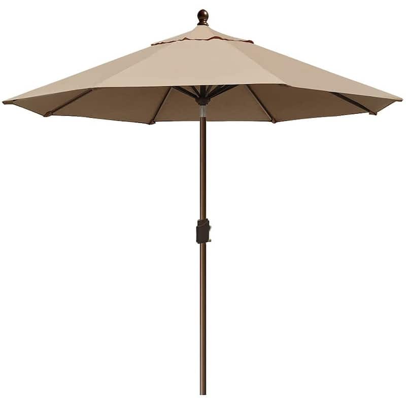 Tradesparker Multicolor Sunbrella 9ft/10x6.5ft Patio Market Outdoor Table Umbrella