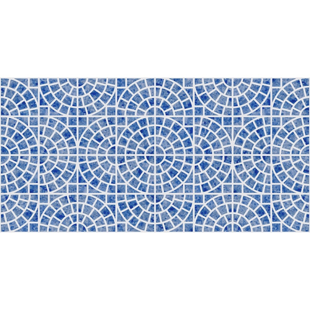 Muralsprint Watercolor Moroccan Tiles Removable Wallpaper 10 Ft