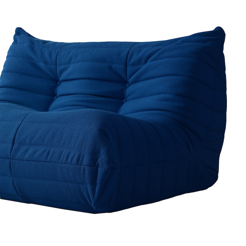 Soft Tufted Bean Bag Sofa,Extra Large Lazy Lounger Set for Living Room