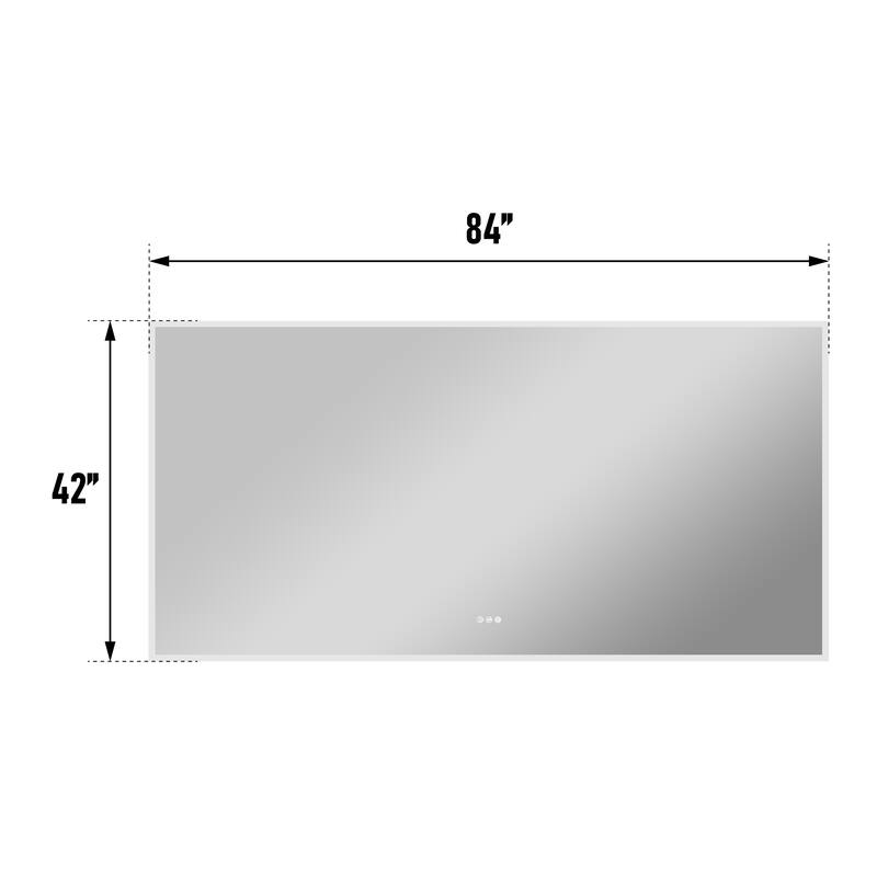 Modern Wall Mounted LED Bathroom mirror