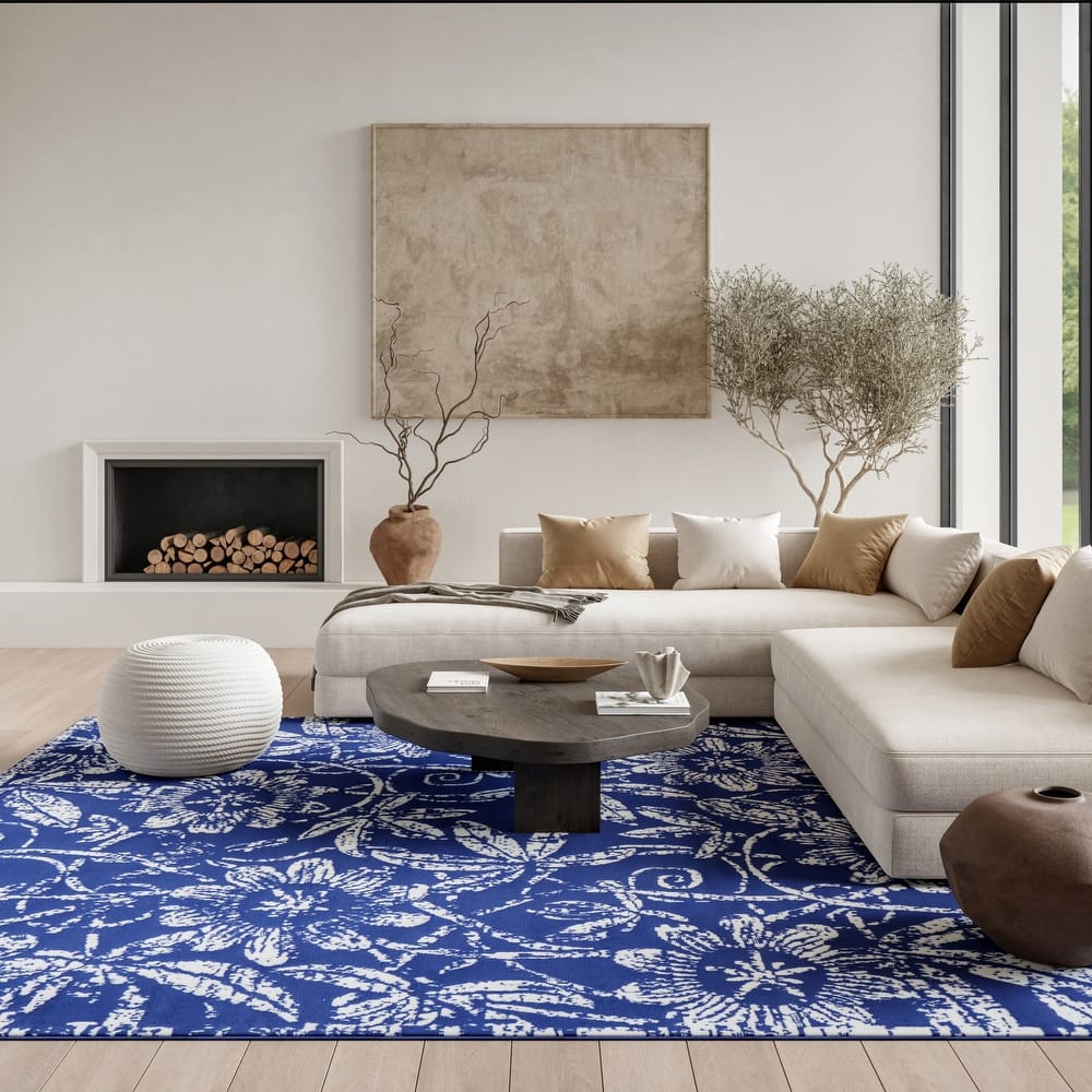 Nourison Whimsicle Country Farmhouse Floral Area Rug