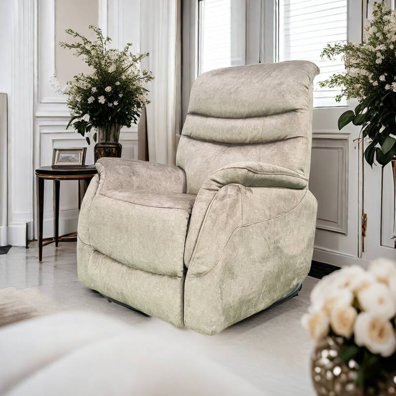 Rocking Swivel Recliner Chair for Living Room, 360 Degree Swivel, Adjustable Reclining Chair,Recliner Sofa with Lumbar Support